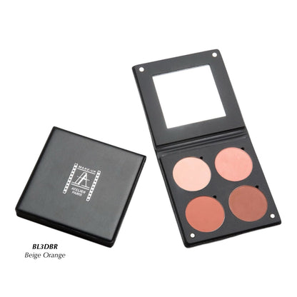 4 SPALVŲ SKAISTALŲ/ŠEŠĖLIŲ PALETĖS