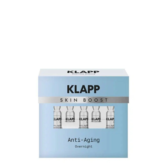 KLAPP Skin Boost Anti Aging naktinės veido ampulės