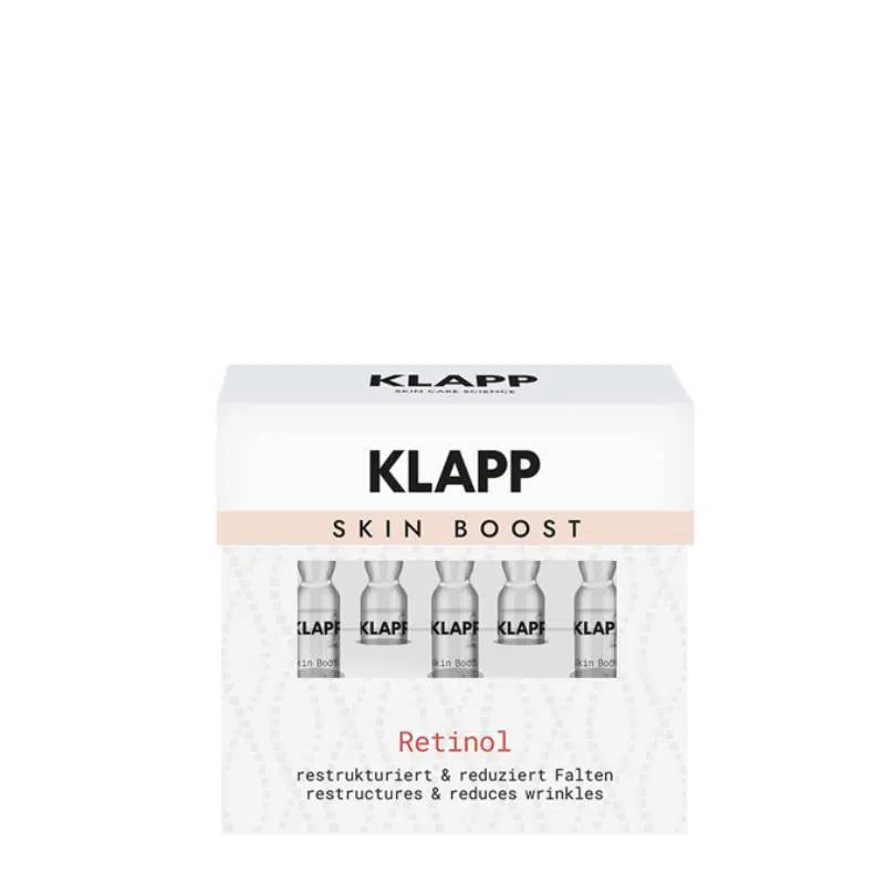 KLAPP Skin Boost Retinol veido ampulės